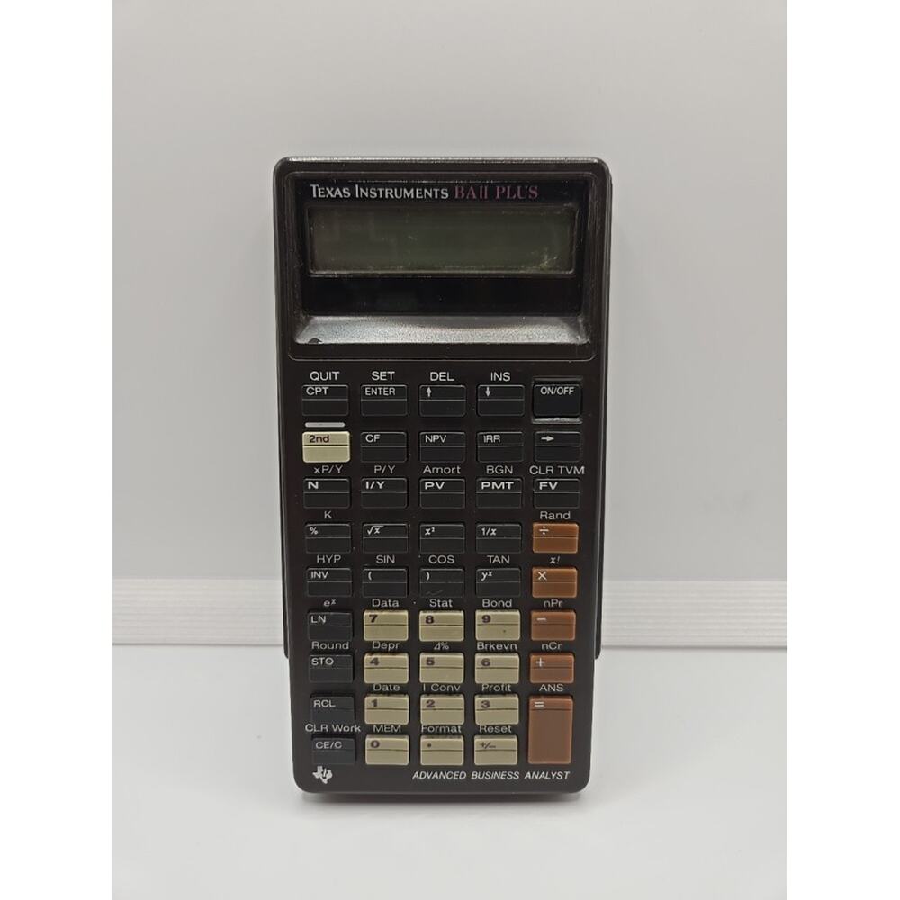 Texas Instruments BA II Plus Professional Financial Calculator